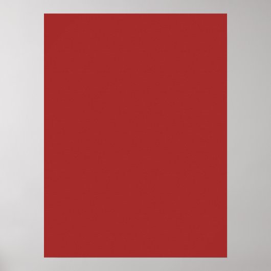 Auburn (vaste kleur) poster (Voorkant)