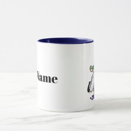 Auburn Vrouw Painter Name Mok (Midden)