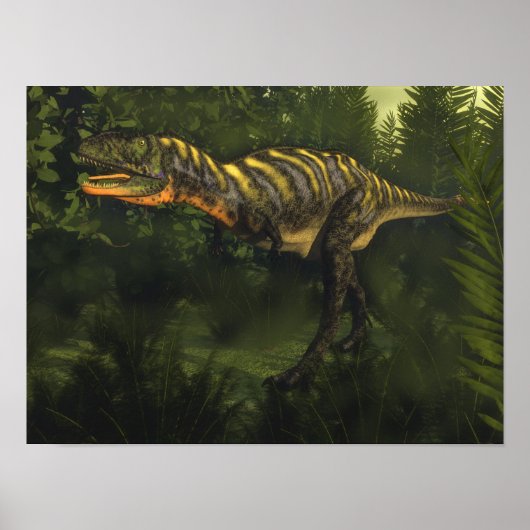 Aucasaurus dinosaur - 3D rendering Poster (Voorkant)