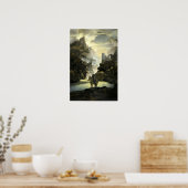 Aucassin Seeks voor Nicolette door Maxfield Parris Poster (Keuken)