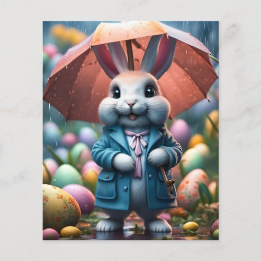 Auch im Regen werden Ostereier versteckt (Voorkant)