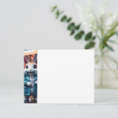 Auch im Regen werden Ostereier versteckt Feestdagenkaart (Staand voorkant)