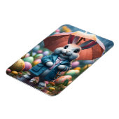 Auch im Regen werden Ostereier versteckt Magneet (Linkerzijde)