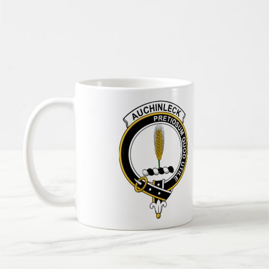Auchinleck Tartan Koffie Mok - grootte 11oz (Links)