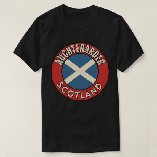 Auchterarder, Schotland T-shirt (Design voorkant)