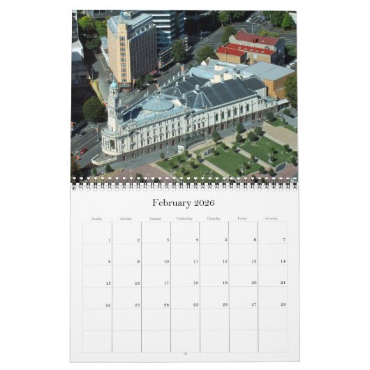 Auckland 2025 kalender (Feb 2026)