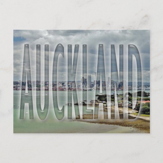 Auckland Briefkaart (Voorkant)