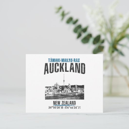 Auckland Briefkaart (Staand voorkant)