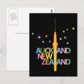 Auckland City Nieuw-Zeeland Briefkaart (Voorkant / Achterkant)