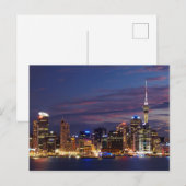 Auckland City Silhouet Briefkaart (Voorkant / Achterkant)