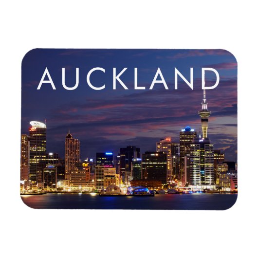 Auckland City Silhouet Magneet (Horizontaal)