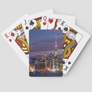 Auckland City Silhouet Pokerkaarten
