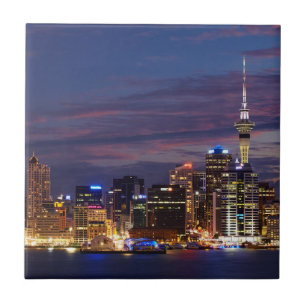 Auckland City Silhouet Tegeltje
