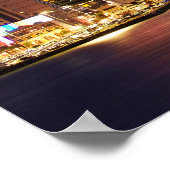 Auckland City Skyline Poster (Hoek)