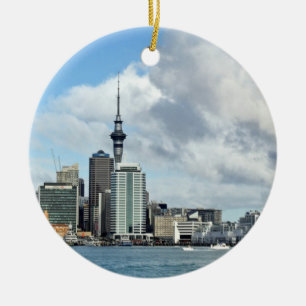Auckland Cityscape Keramisch Ornament