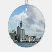 Auckland Cityscape Keramisch Ornament (Links)