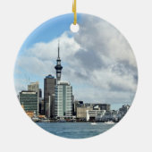 Auckland Cityscape Keramisch Ornament (Achterkant)