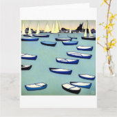 Auckland Harbour Big Card Kaart (Gele Bloem)