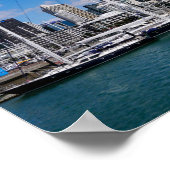 Auckland Harbour, Nieuw-Zeeland - Poster (Hoek)