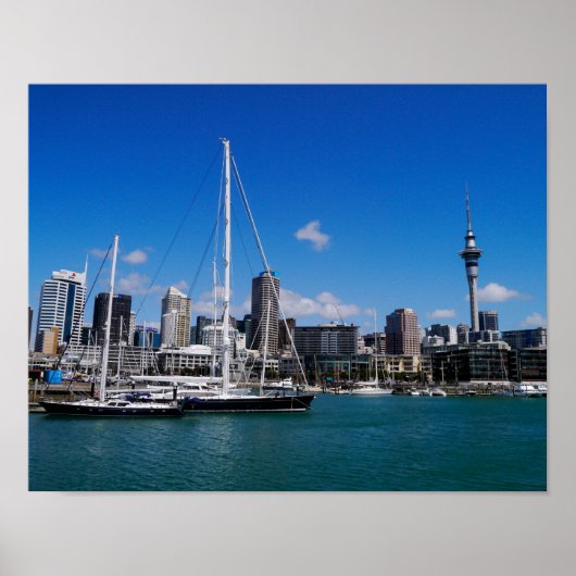 Auckland Harbour, Nieuw-Zeeland - Poster (Voorkant)