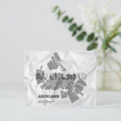 Auckland Map Briefkaart (Staand voorkant)