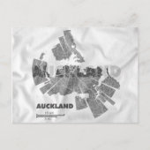 Auckland Map Briefkaart (Voorkant)
