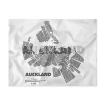 Auckland Map Briefkaart