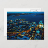 Auckland Marina uitzicht uit de Sky Tower - Briefk Briefkaart (Voorkant / Achterkant)