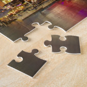 Auckland nachtelijke skyline legpuzzel (Zijkant)