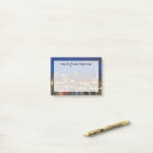 Auckland nachtelijke skyline post-it® notes (Op bureau)