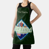 Auckland New Zealand retro skyline  Schort (Insitu)