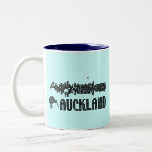 Auckland New Zealand Skyline Coffee Mok (Links)