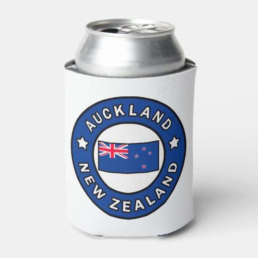 Auckland Nieuw-Zeeland Blikjeskoeler (Blikje Voorkant)
