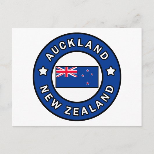 Auckland Nieuw-Zeeland Briefkaart (Voorkant)