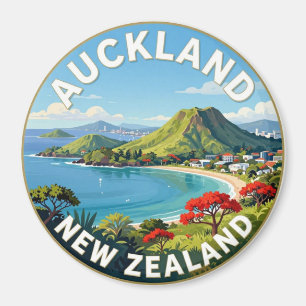 Auckland Nieuw-Zeeland Hauraki Golf Landschap   Magneet