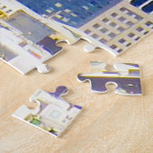 Auckland Nieuw-Zeeland Jigzaag Puzzle Legpuzzel (Zijkant)