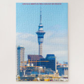 Auckland Nieuw-Zeeland Jigzaag Puzzle Legpuzzel (Verticaal)