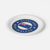 Auckland Nieuw-Zeeland Papieren Bordje (Gekanteld)