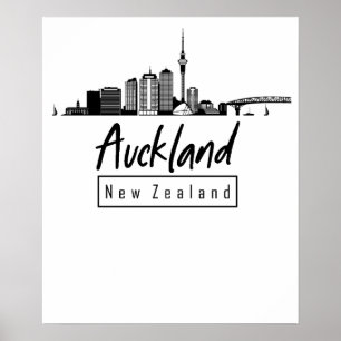 Auckland, Nieuw-Zeeland Poster