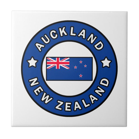 Auckland Nieuw-Zeeland Tegeltje (Voorkant)