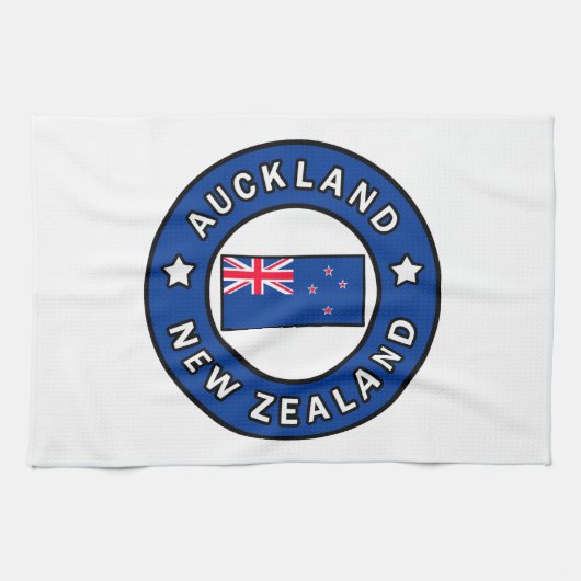 Auckland Nieuw-Zeeland Theedoek (Horizontaal)