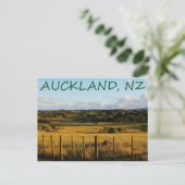 Auckland, Nieuw-Zeelandse postkaart (Staand voorkant)