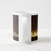 Auckland Night Cityscape Grote Koffiekop (Achterkant)