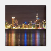 Auckland Night Cityscape Magneet (Voorkant)