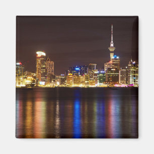 Auckland Night Cityscape Magneet