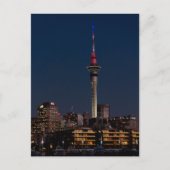 Auckland night light, Sky Tower, Briefkaart (Voorkant)