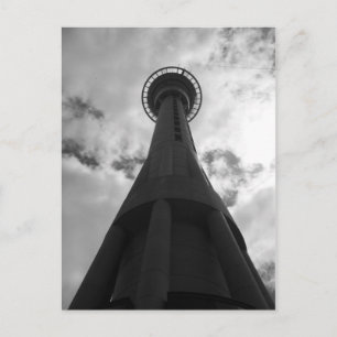 Auckland NZ Sky BW Briefkaart
