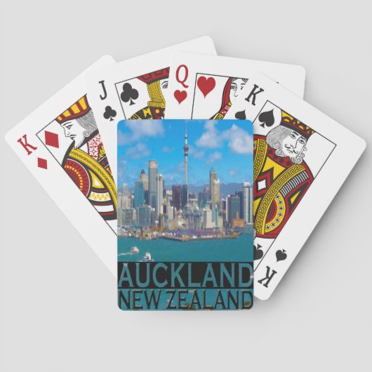 Auckland Pokerkaarten (Achterkant)