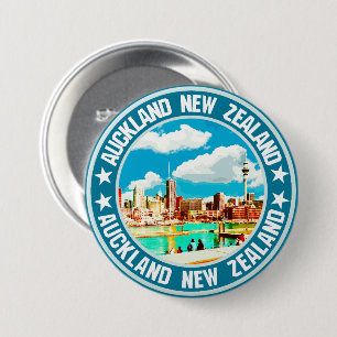Auckland Ronde Button 7,6 Cm