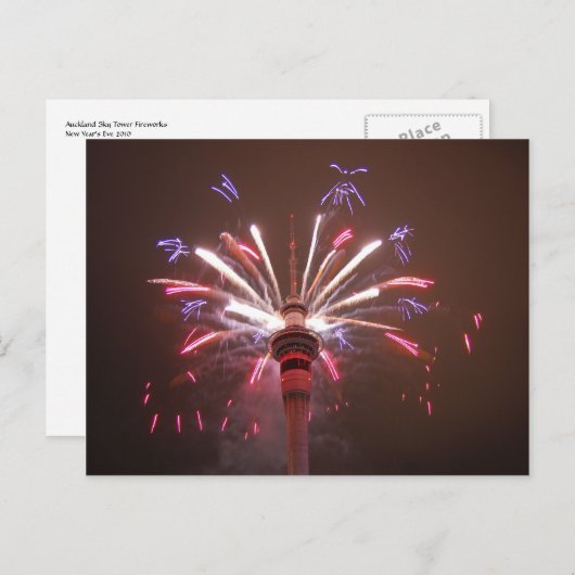 Auckland Sky Tower Briefkaart (Voorkant / Achterkant)